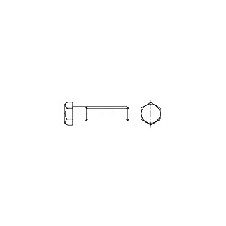 Болт с шестигранной головкой, класс точности В ГОСТ 10602-94 - фото - 2