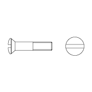 Винт с полупотайной головкой, класс точности В ГОСТ 10340-80 - фото - 3