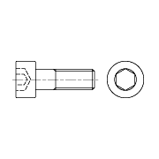 Винт с цилиндрической головкой и шестигранным углублением, класс точности А ГОСТ 11738-84 - фото - 2