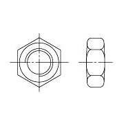 Гайка шестигранная, класс точности B ГОСТ 5915-70 - фото - 2